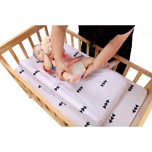  [아마존베스트]Knlpruhk Changing Pad Cover Set 2 Pack 100% Jersey Knit Cotton Ultra Soft Stretchy Baby Girl Boy Grey...