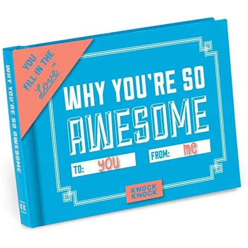  Knock Knock Why Youre So Awesome Fill in the Love Book Fill-in-the-Blank Gift Journal