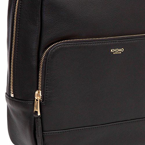  Knomo Luggage Womens Mini Mount Business Backpack Black One Size