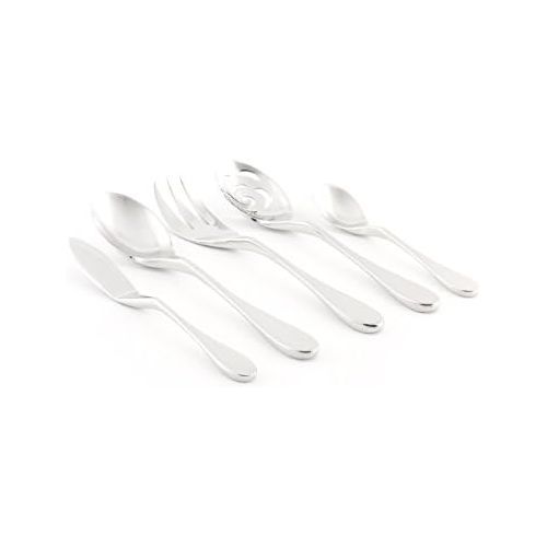  Knork 128 Original Flatware Set, 45 Piece, Silver Matte