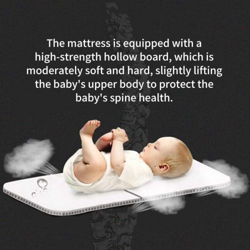  Knowmather Baby Lounger, Portable Baby Bed for Newborns with 1 Canopy and 1 Mosquito Net. Baby Sleeper...