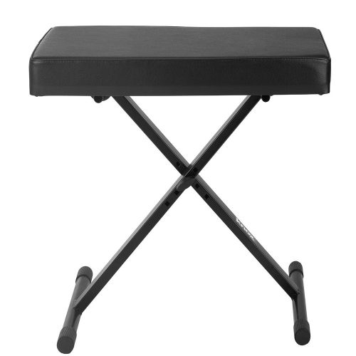  Knox Adjustable Single X Keyboard Stand with Knox Adjustable X Style Keyboard Bench