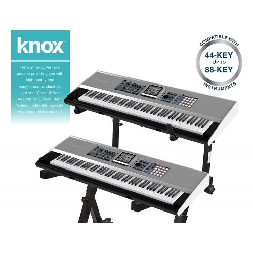  Knox Gear Z-Style Two Tier Electronic Keyboard Piano Stand (Version 2)