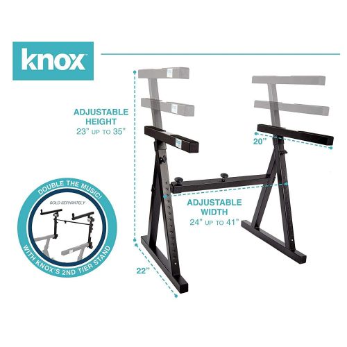  Knox Gear Z Style Heavy Duty Adjustable Piano Keyboard Stand