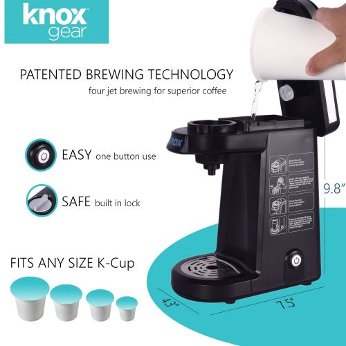  Knox Compact Travel Size K-Cup Coffee Brewer