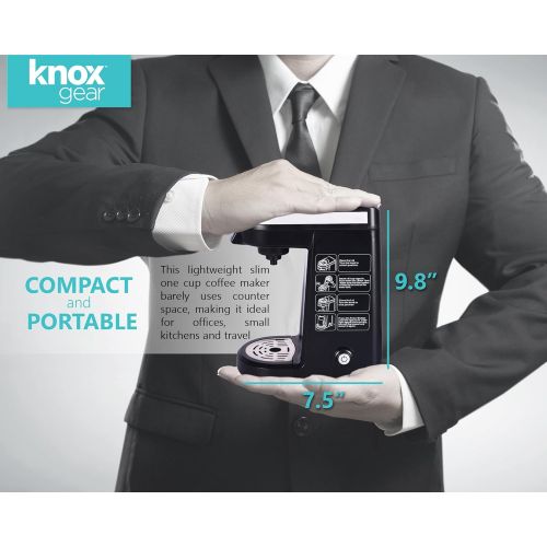  Knox Compact Travel Size K-Cup Coffee Brewer