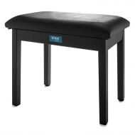 Knox Gear Furniture Style Flip-Top Piano Bench (Black)