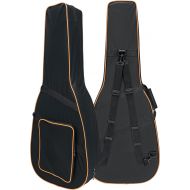 [아마존베스트]Knox Gear KN-SGC01 Acoustic Dreadnought Guitar Lightweight Hard-Foam Case w/ Back Straps, black
