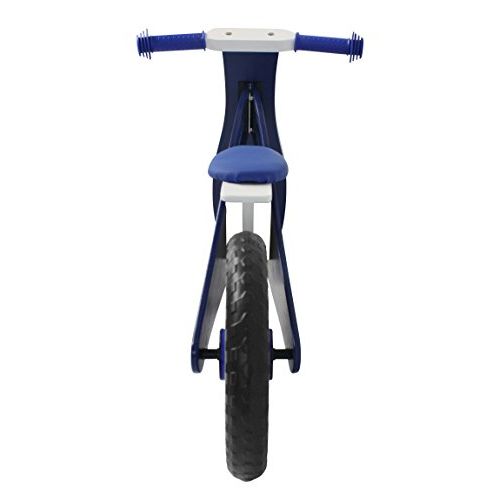  Kobe Wooden Balance Bike - Blue Race Car - 12 Bicycle