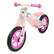 Kobe Wooden Balance Bike - Pink Pony - 12 Bicycle