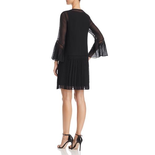  Kobi Halperin Paloma Pleated Drop-Waist Dress