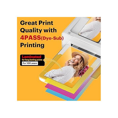  KODAK Dock Plus & Dock Photo Printer Cartridge PHC-80 - Cartridge Refill & Photo Paper- 80 Pack