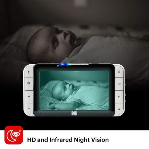  Kodak KODAK Cherish C125 Add-On Smart Video Baby Camera with Mobile App, Remote Tilt, Pan and Zoom Two-Way Audio, Night-Vision, Long Range - WiFi Indoor Camera Smart WiFi Baby Monitor Ad