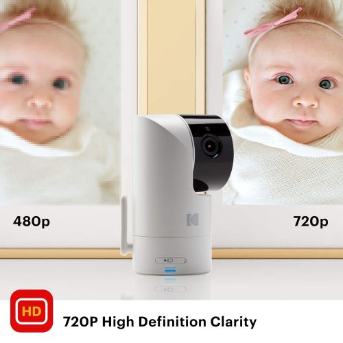  Kodak KODAK Cherish C125 Add-On Smart Video Baby Camera with Mobile App, Remote Tilt, Pan and Zoom Two-Way Audio, Night-Vision, Long Range - WiFi Indoor Camera Smart WiFi Baby Monitor Ad