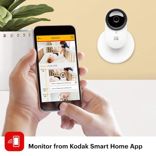  Kodak KODAK Cherish C125 Add-On Smart Video Baby Camera with Mobile App, Remote Tilt, Pan and Zoom Two-Way Audio, Night-Vision, Long Range - WiFi Indoor Camera Smart WiFi Baby Monitor Ad