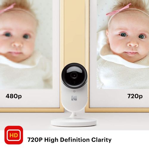  Kodak KODAK Cherish C125 Add-On Smart Video Baby Camera with Mobile App, Remote Tilt, Pan and Zoom Two-Way Audio, Night-Vision, Long Range - WiFi Indoor Camera Smart WiFi Baby Monitor Ad