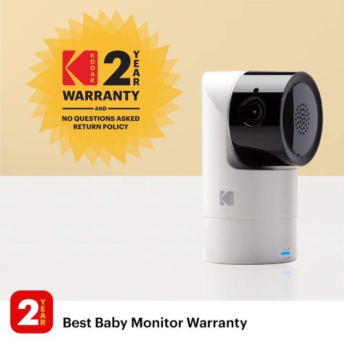  Kodak KODAK Cherish C125 Add-On Smart Video Baby Camera with Mobile App, Remote Tilt, Pan and Zoom Two-Way Audio, Night-Vision, Long Range - WiFi Indoor Camera Smart WiFi Baby Monitor Ad