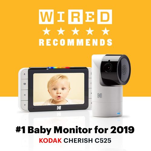  Kodak KODAK Cherish C125 Add-On Smart Video Baby Camera with Mobile App, Remote Tilt, Pan and Zoom Two-Way Audio, Night-Vision, Long Range - WiFi Indoor Camera Smart WiFi Baby Monitor Ad