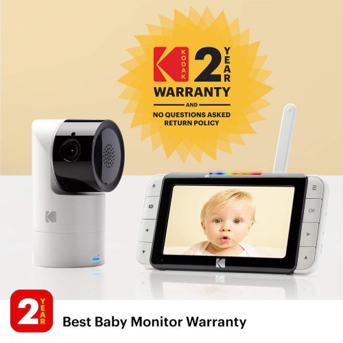  Kodak KODAK Cherish C125 Add-On Smart Video Baby Camera with Mobile App, Remote Tilt, Pan and Zoom Two-Way Audio, Night-Vision, Long Range - WiFi Indoor Camera Smart WiFi Baby Monitor Ad