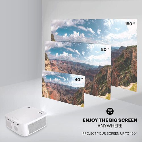  Kodak FLIK X10 150-Lumens Full HD Home Theater Projector with 100