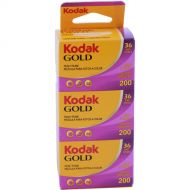 Kodak GOLD 200 Color Negative Film (35mm Roll Film, 36 Exposures, 3-Pack)