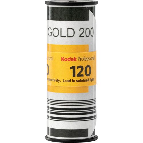  Kodak Professional Gold 200 Color Negative Film (120 Roll Film, 5-Pack)