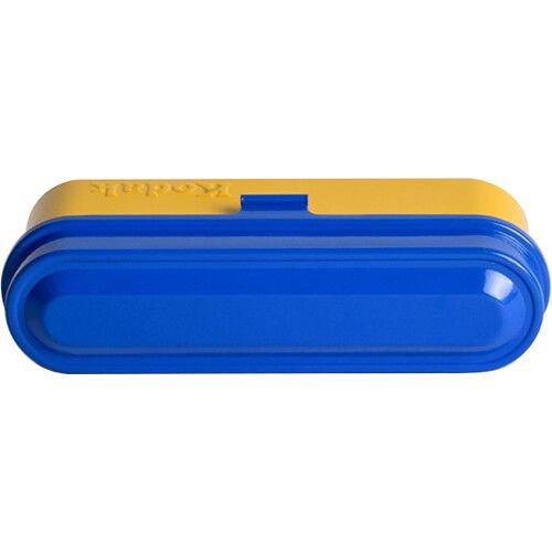  Kodak Steel 135mm Film Case (Blue Lid/Yellow Body)