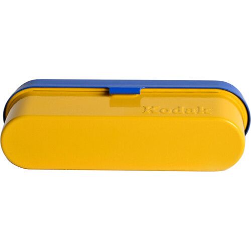  Kodak Steel 135mm Film Case (Blue Lid/Yellow Body)