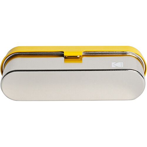  Kodak Steel 135mm Film Case (Yellow Lid/Silver Body)