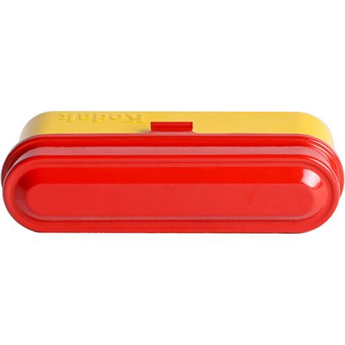  Kodak Steel 135mm Film Case (Red Lid/Yellow Body)