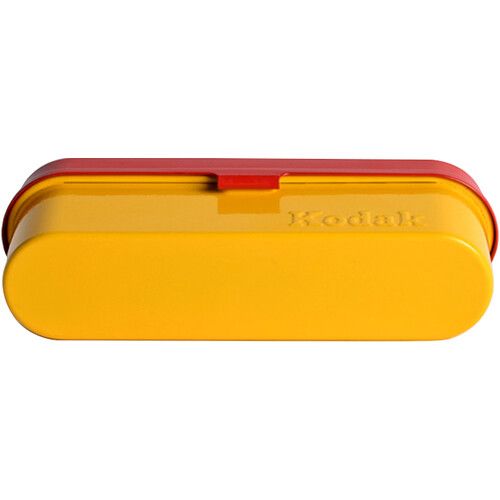  Kodak Steel 135mm Film Case (Red Lid/Yellow Body)