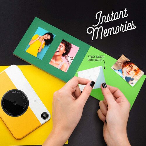  Kodak PRINTOMATIC 5MP Instant Digital Camera (Yellow)