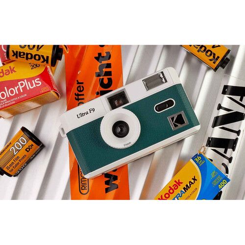  Kodak Ultra F9 Reusable 35mm Camera (Dark Night Green)