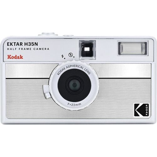  Kodak Ektar H35N Half-Frame Film Camera (Striped Silver)