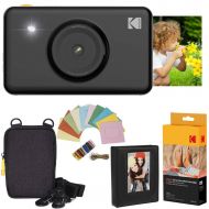 Kodak Mini Shot Instant Camera (Pink) Deluxe Bundle + Paper (20 Sheets) + Deluxe Case + Photo Album + Hanging Frames
