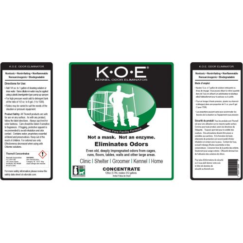 세가 Koe K-O-E Kennel Odor Mild Ginger Eliminator, 1-Gallon