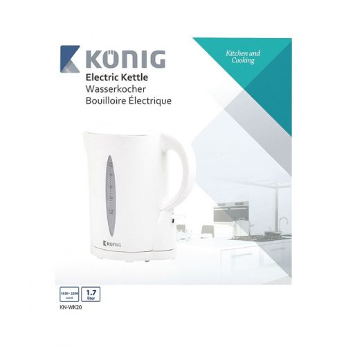  Koenig KN-WK20 Electrical Electric Kettles (220  240), 2000, Kunststoff, 7 Cups, weiss