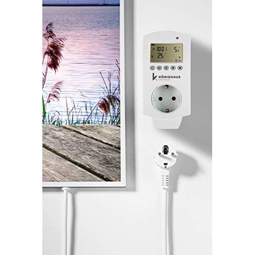  Koenighaus Fern Infrarotheizung - Bildheizung in HD Qualitat mit TUEV/GS - 200+ Bilder  mit Smart Home Thermostat, steuerbar mit APP fuer Handy- 1000 Watt (42. Steg)