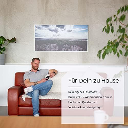  [아마존베스트]Koenighaus Infrared Picture Heater 1,200 Watt with German Safety Inspection + Smart Thermostat + Koenighaus App