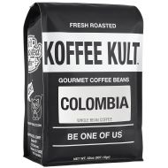 Koffee Kult Colombia Coffee Beans Huila Region Medium Roast (Whole Bean, 32oz)