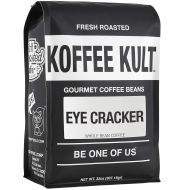 Koffee Kult Eye Cracker Espresso Beans - Bright, Bold Medium Roast with a Citrus Twist Coffee (32 Ounce)