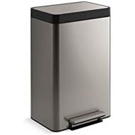 Kohler K-20956-ST Dual Compartment Step Trash Can, Liner, Stainless Steel