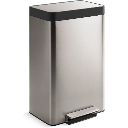  Kohler K-20940-ST 13-Gallon Stainless Trash Can, Stainless Steel