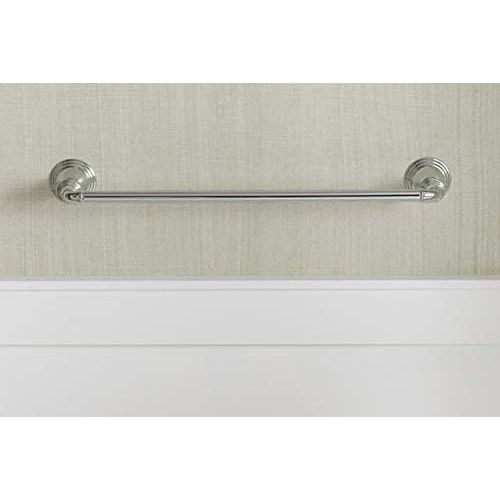  KOHLER Devonshire 24-Inch Bathroom Towel Bar Rack, Polished Chrome, K-10551-CP