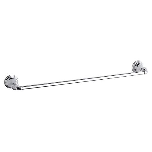  KOHLER Devonshire 24-Inch Bathroom Towel Bar Rack, Polished Chrome, K-10551-CP