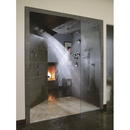  KOHLER K-8002-CP WaterTile Square Body Spray, Polished Chrome