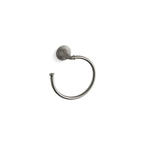  Towel Ring by KOHLER, Bathroom Towel Ring, Devonshire Collection, Vibrant Brushed Nickel, K-10557-BN