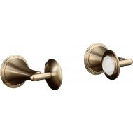 KOHLER K-361-BV Finial Traditional Toilet Tissue Holder, Vibrant Brushed Bronze