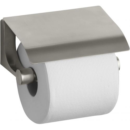  Kohler K-11584-BN Loure Covered Toilet Tissue Holder, Vibrant Brushed Nickel