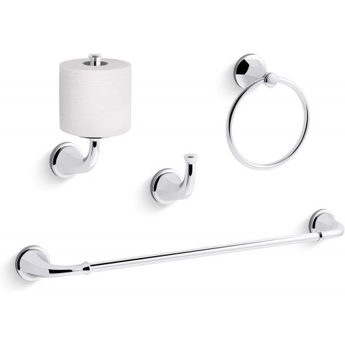  Kohler K-31207-CP Refined Toilet Paper Holder, Polished Chrome